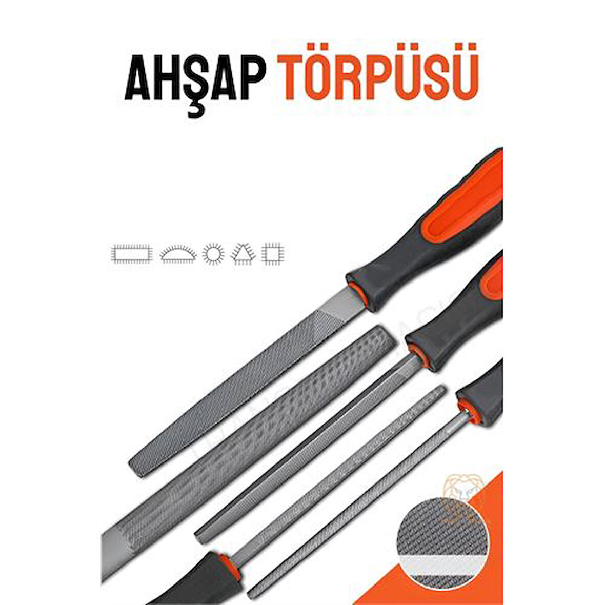 HSNET Ahşap Törpüsü 5 Model Ahşap Törpü Seti