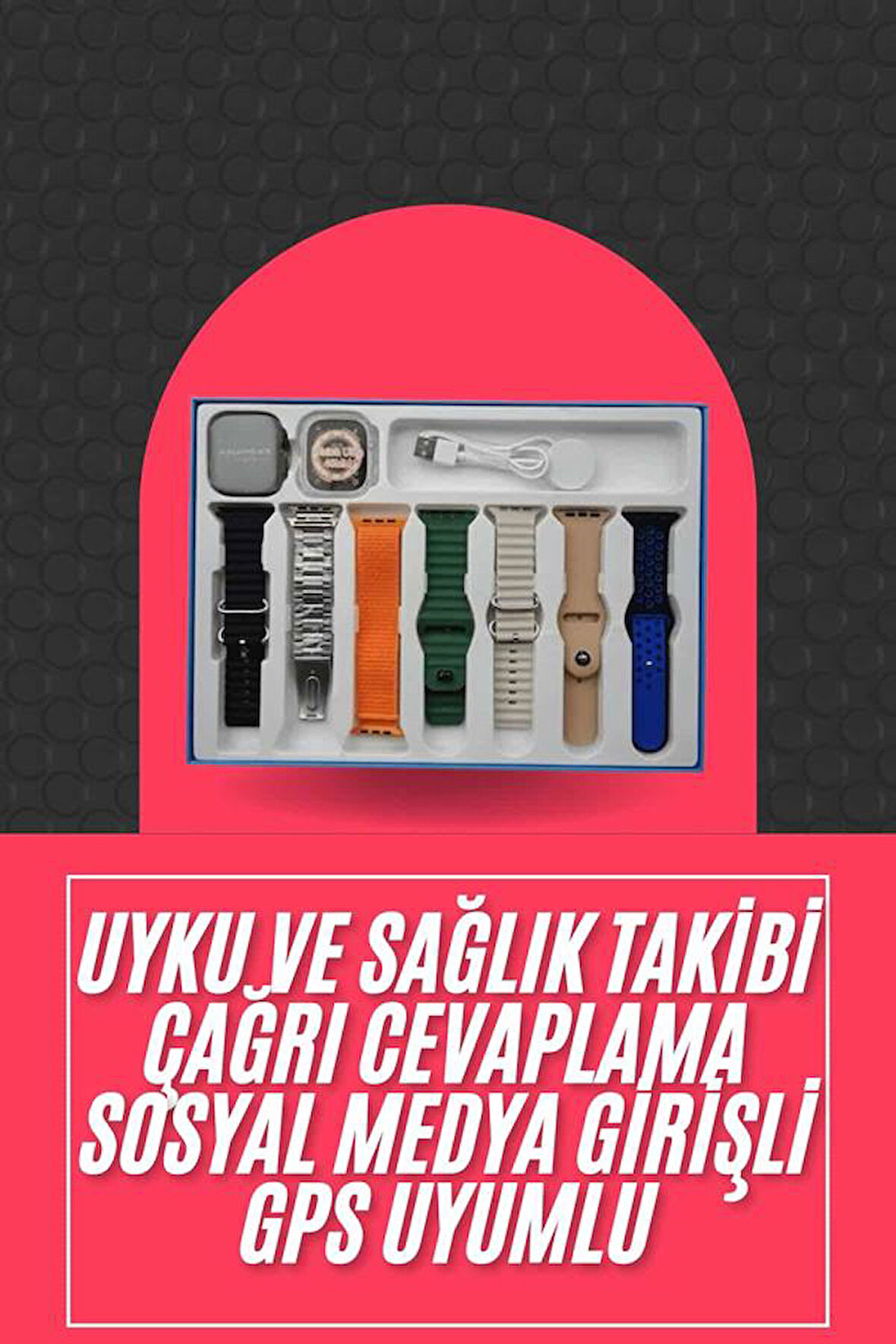 Akıllı Saat Unisex Akıllı Saat Çoklu Kordon Seçeneği Çelik Kordon Plastik Ko