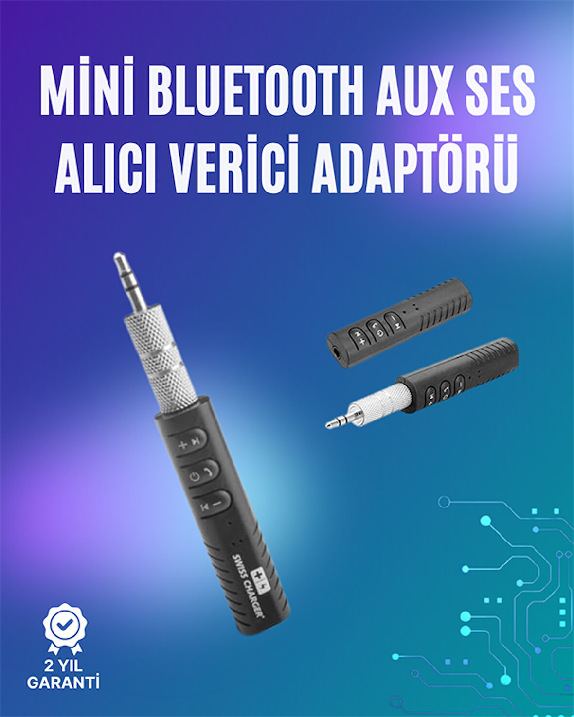 Mini Bluetooth Müzik Alıcısı | Ev & Araç Stereo Sistemlerine Kablosuz Bağlant?