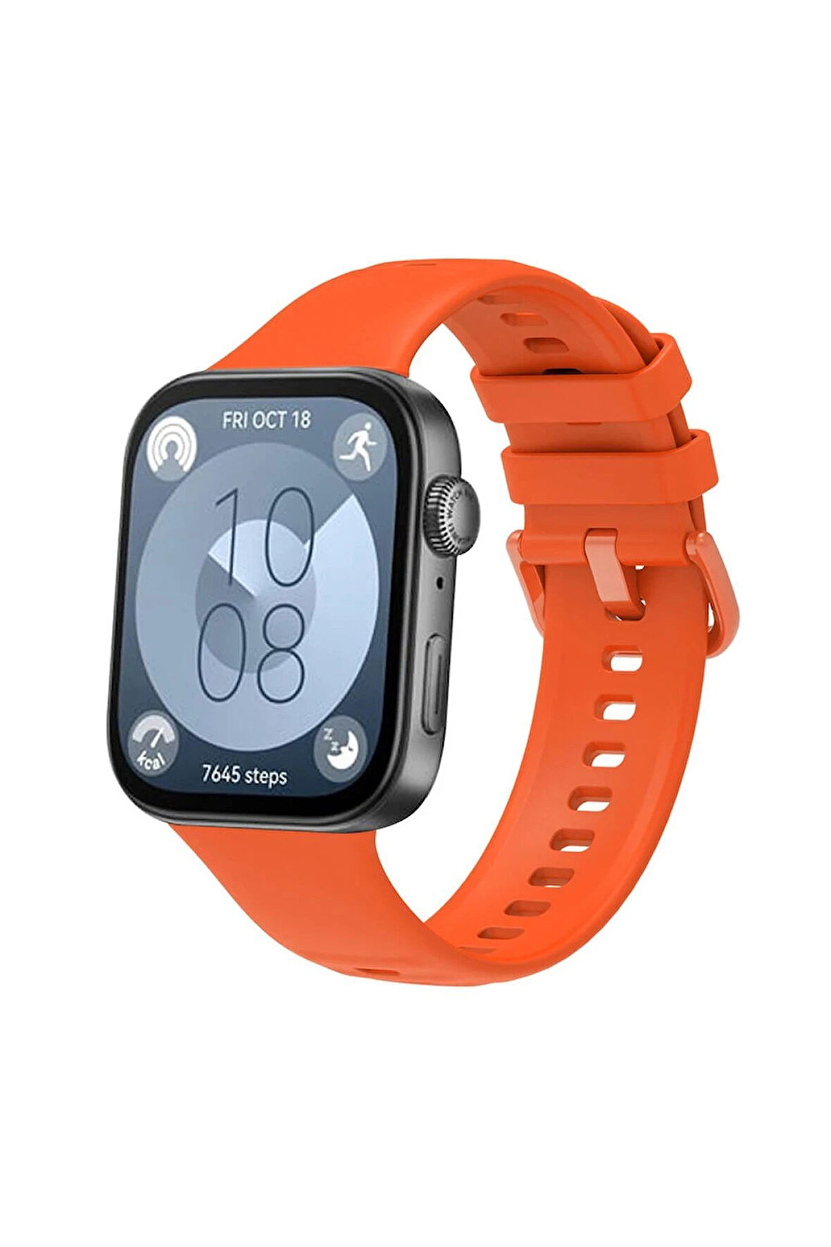 Huawei Watch Fit 3 Klasik Kordon - Turuncu-(5796)