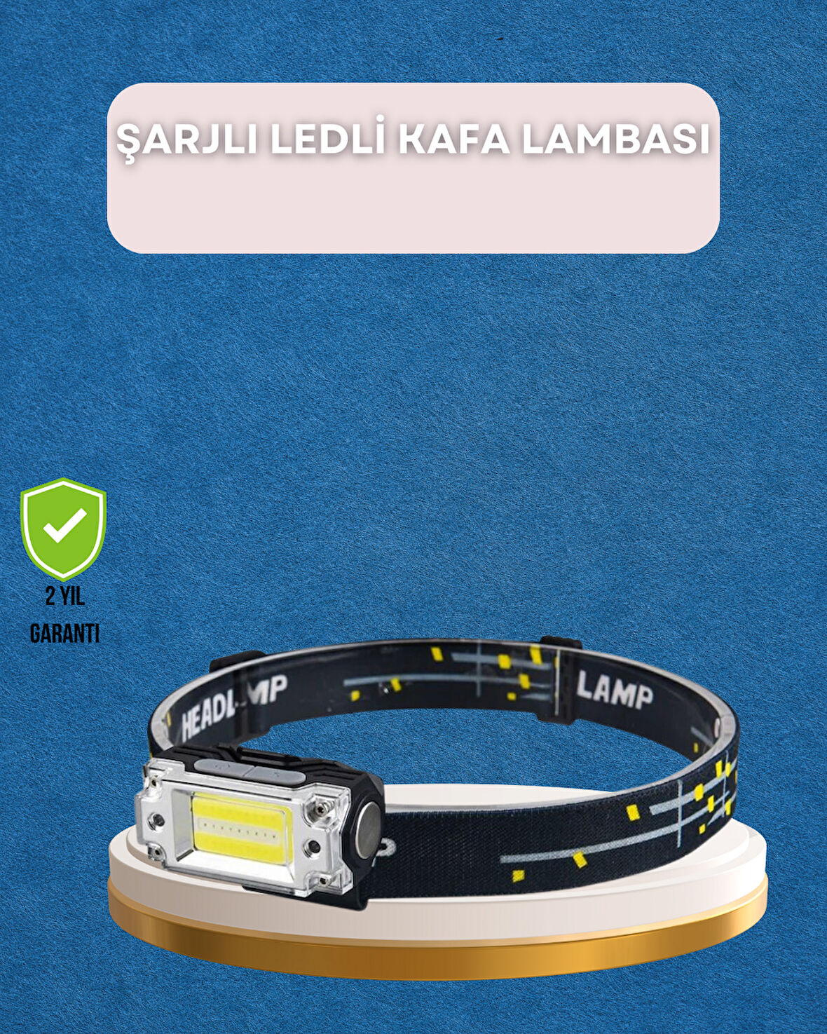 Taşınabilir Şarjlı LED Fener XPE95LM COB120LM Manyetik Gövde