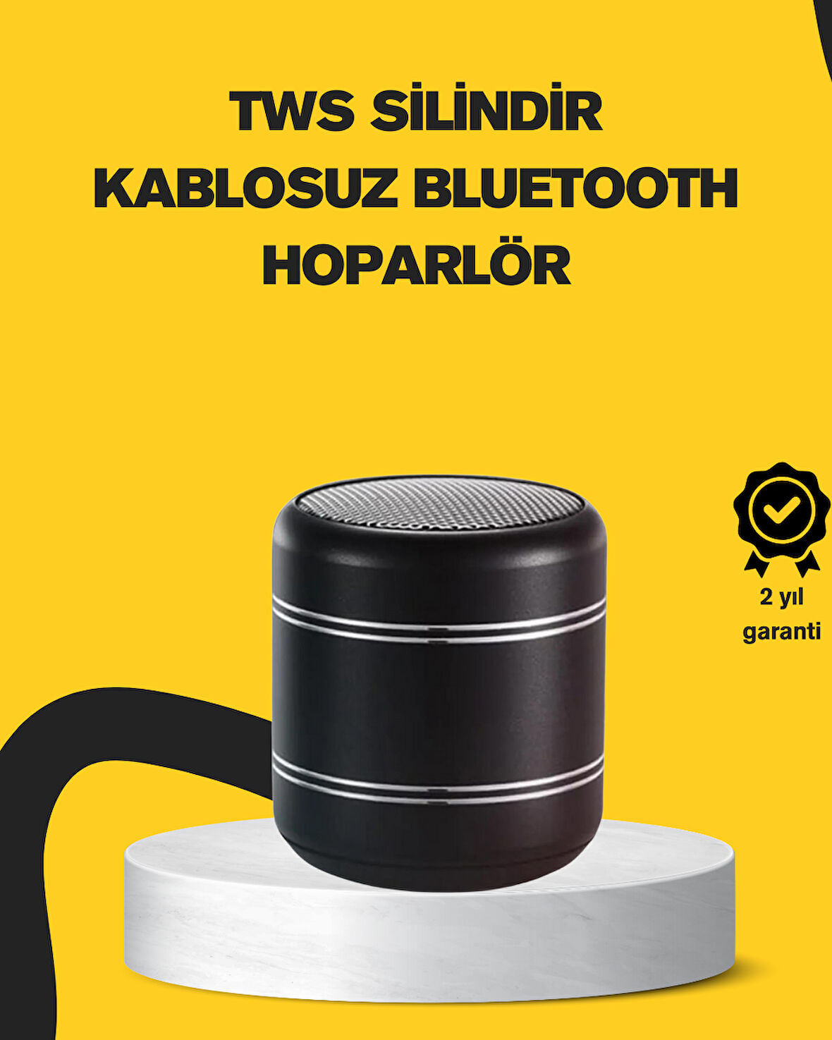 Mini Alüminyum Bluetooth Hoparlör Yüksek Bas Performansı