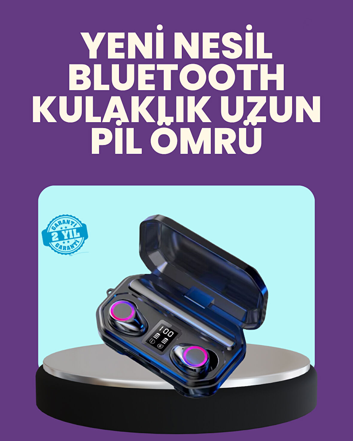 ANC Teknolojili Bluetooth Kulaklık – Aktif Gürültü Engelleme