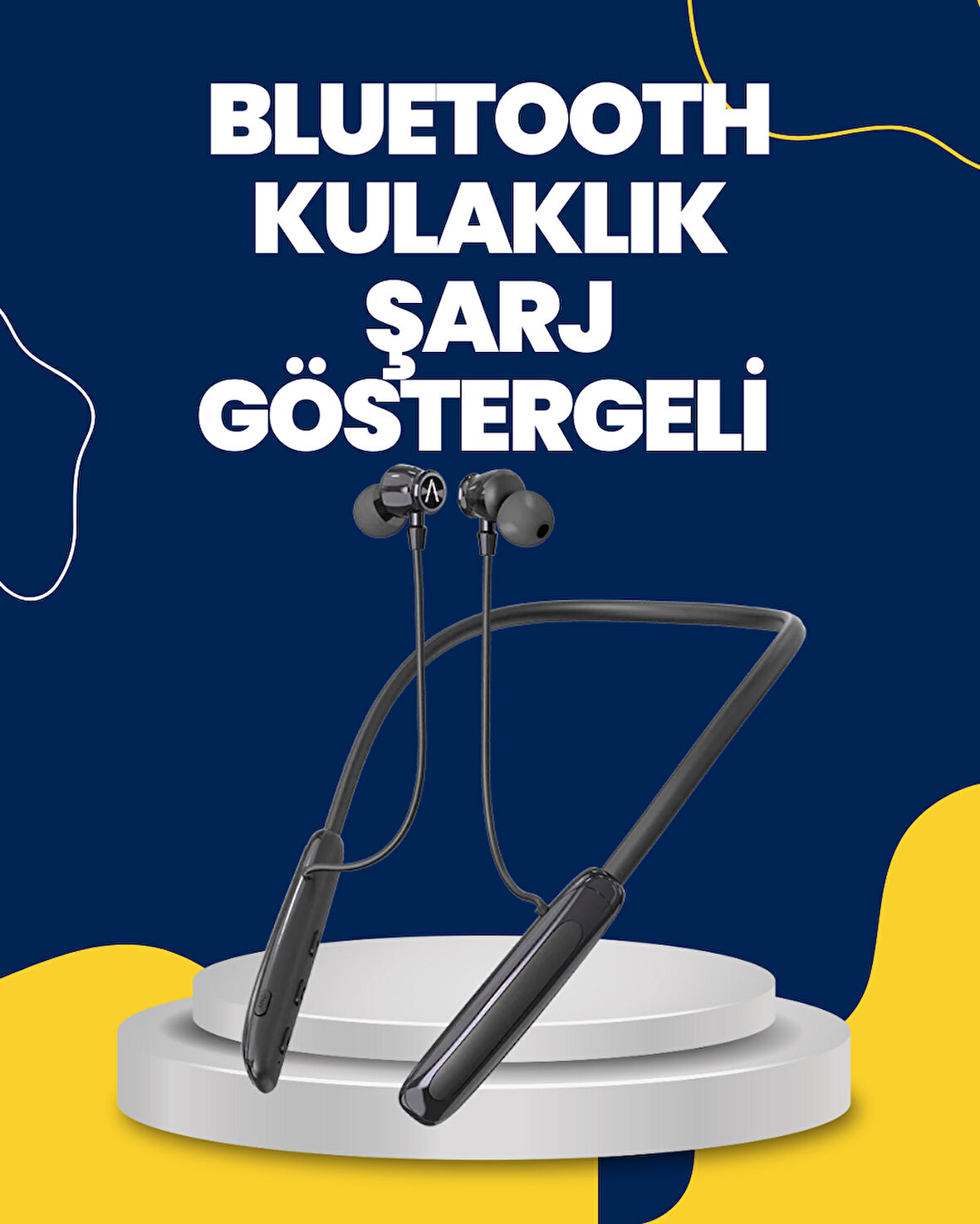 Uzun Süreli Kullanım Boyun Askılı Kablosuz Kulaklık – Hızlı Şarj Ergonomik