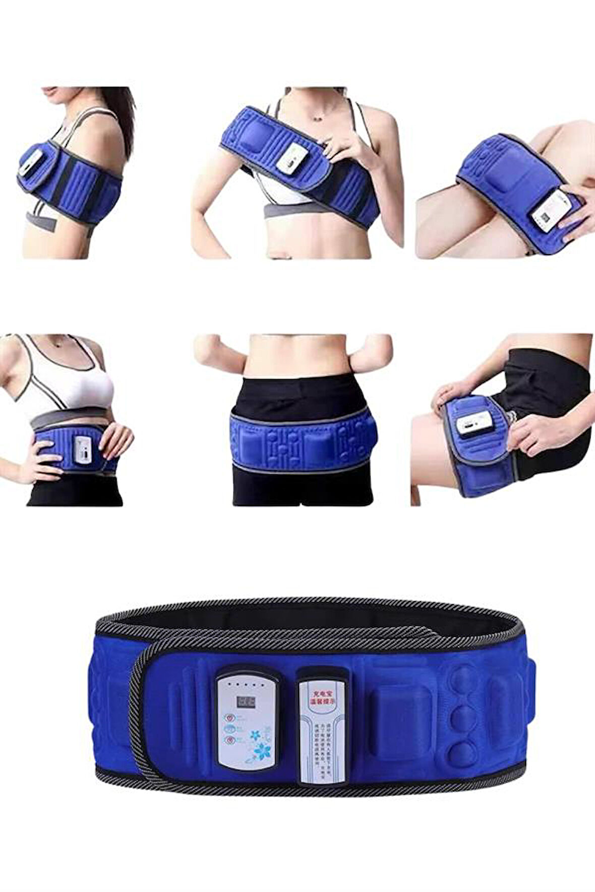 Göbek Eritme Aleti 5 Farklı Hız Ayarlı Sırt Bel Omuz ve Baldır Bölgelerine Uy