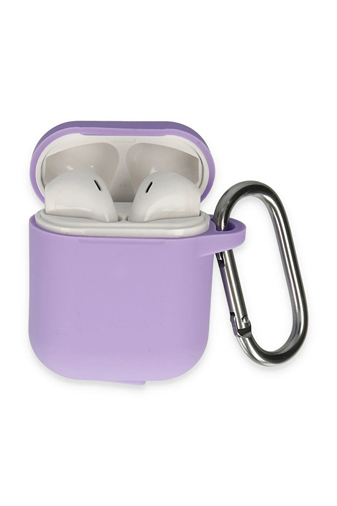 Airpods 2 (2.nesil) Hang Kılıf - Lila-(5796)