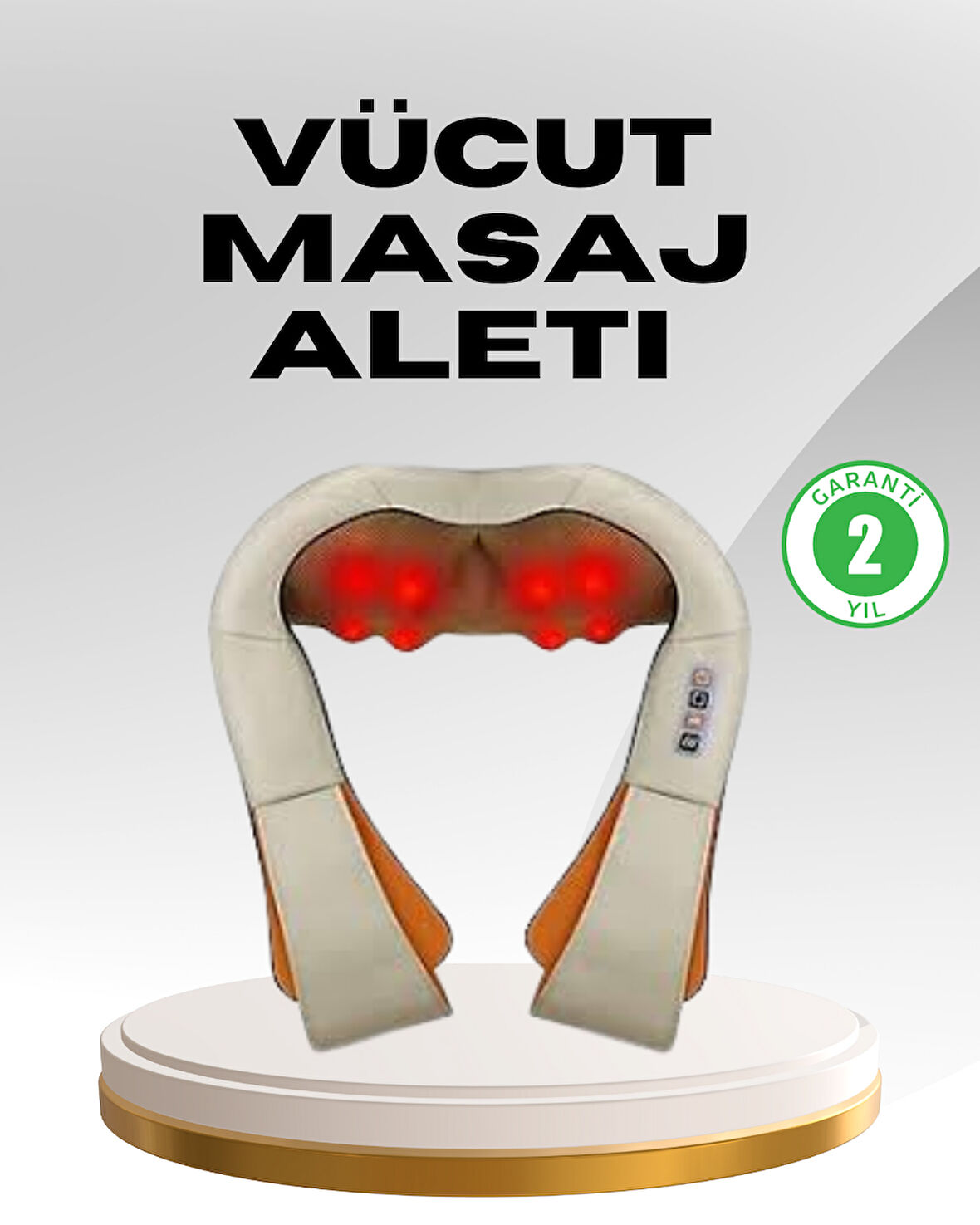 Ovmalı Kas Gevşetici Masaj Cihazı – Boyun Omuz ve Sırt İçin Derin Etki