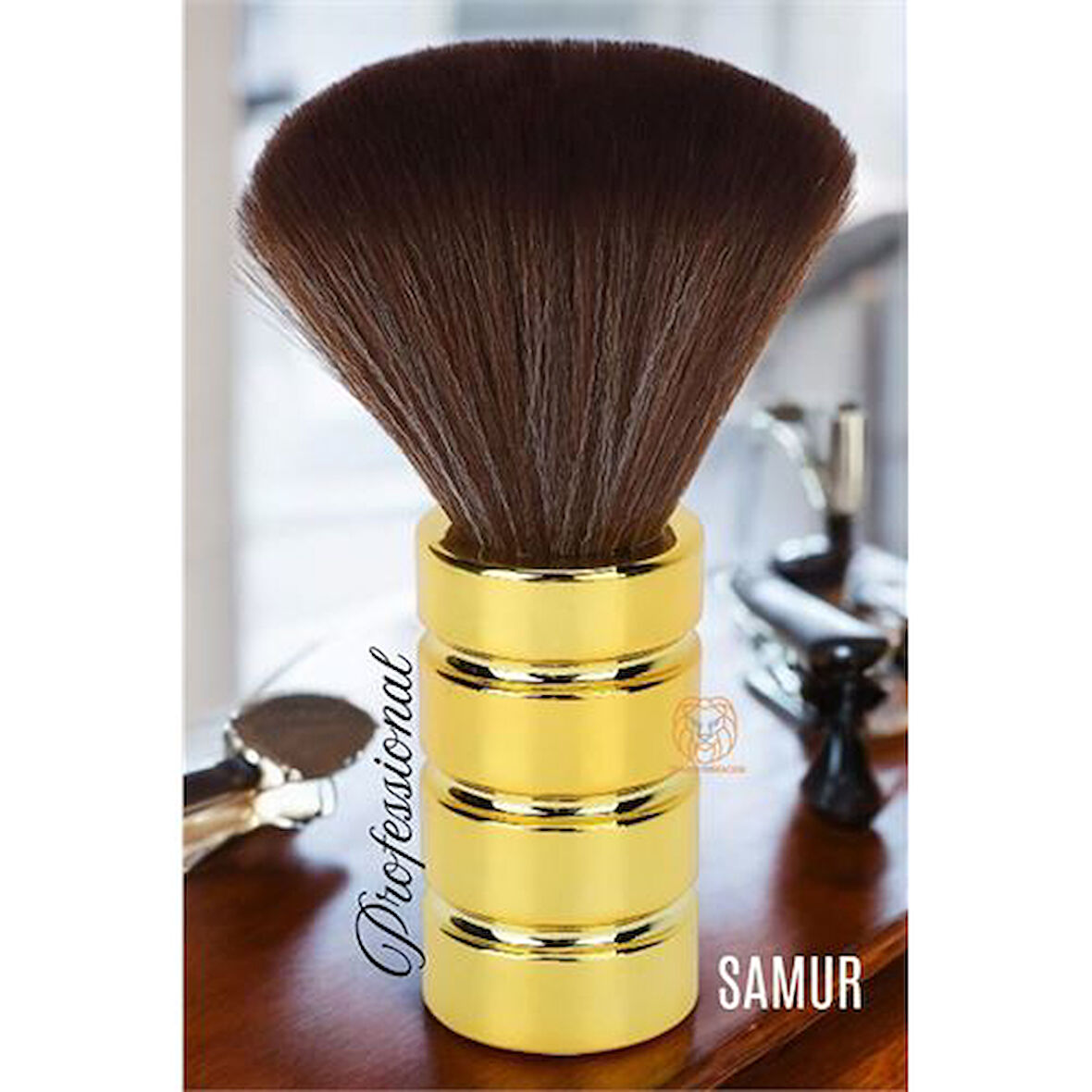 HSNET Samur Kıl Ense Fırçası Gold Effect Absolute Professional