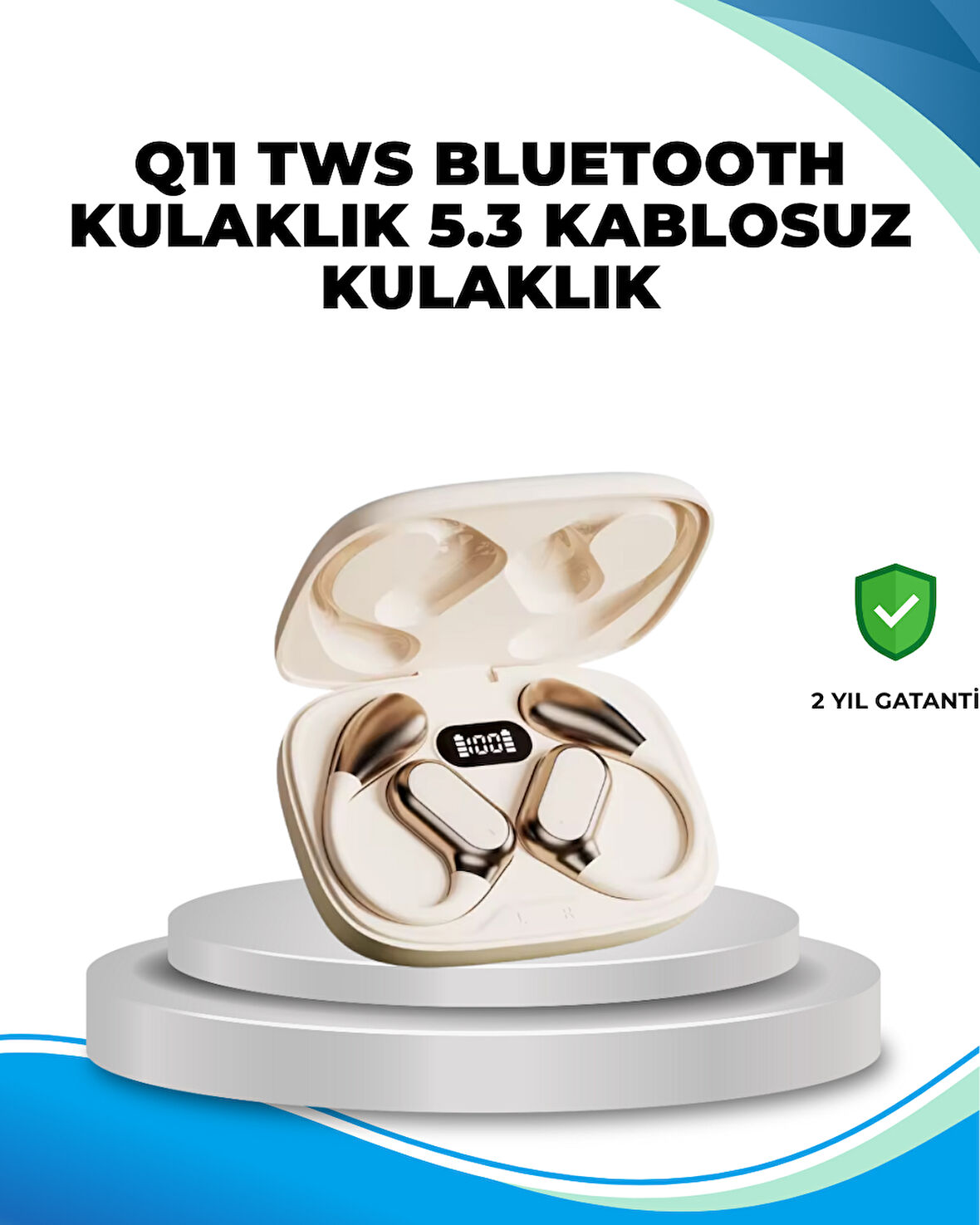 Bluetooth 5.4 Çeviri Kulaklığı LED Ekranlı