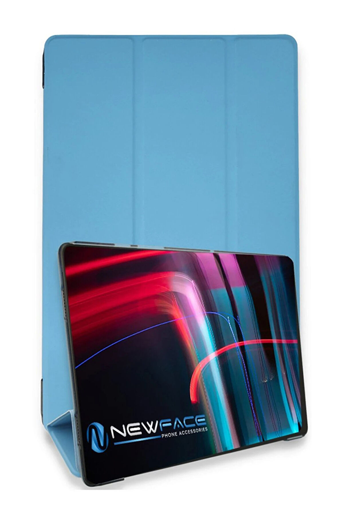 iPad Mini 3 Kılıf Tablet Smart Kılıf - Mavi-(5796)