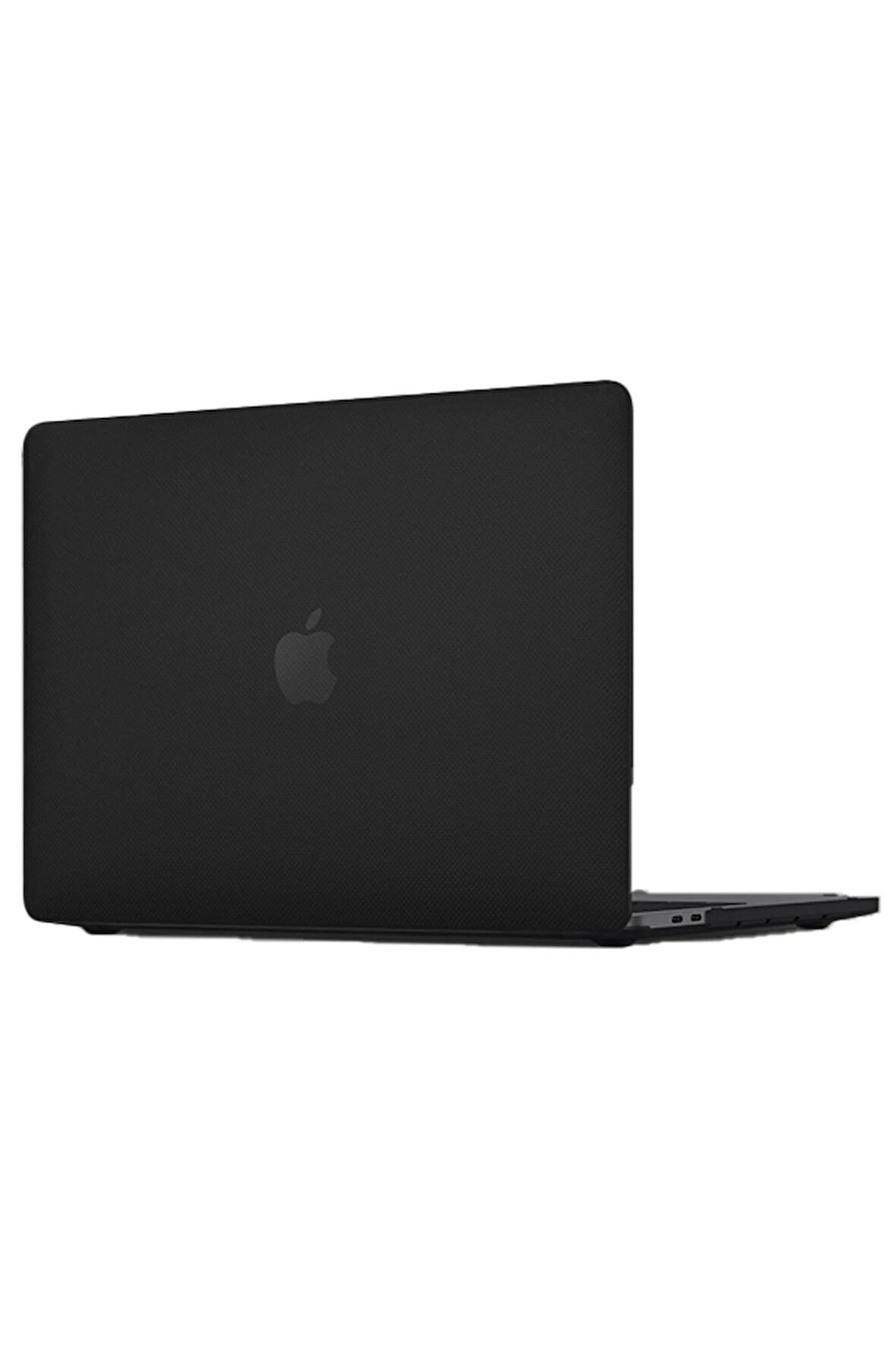 Macbook Pro 14.2 2021 Macbook Buzlu Kapak - Siyah-(5796)