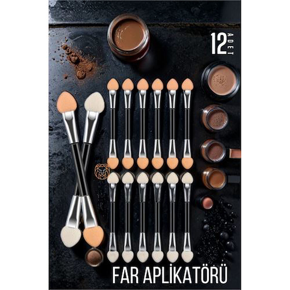 HSNET Far Aplikatör Göz Makyaj Çubukları 12 ADET