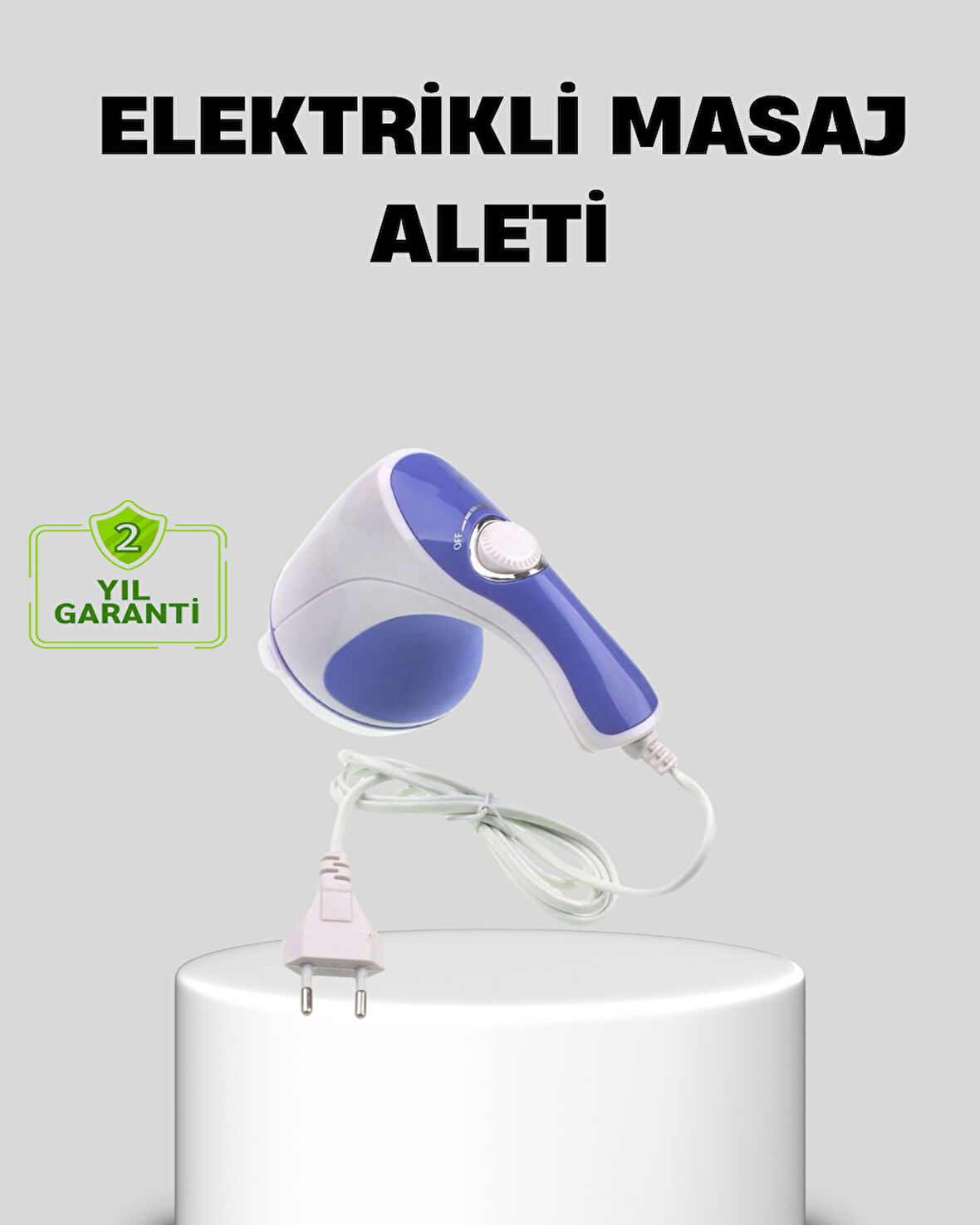 5 Başlıklı Elektrikli Masaj Aleti – Bölgesel İncelme ve Selülit Azaltıcı