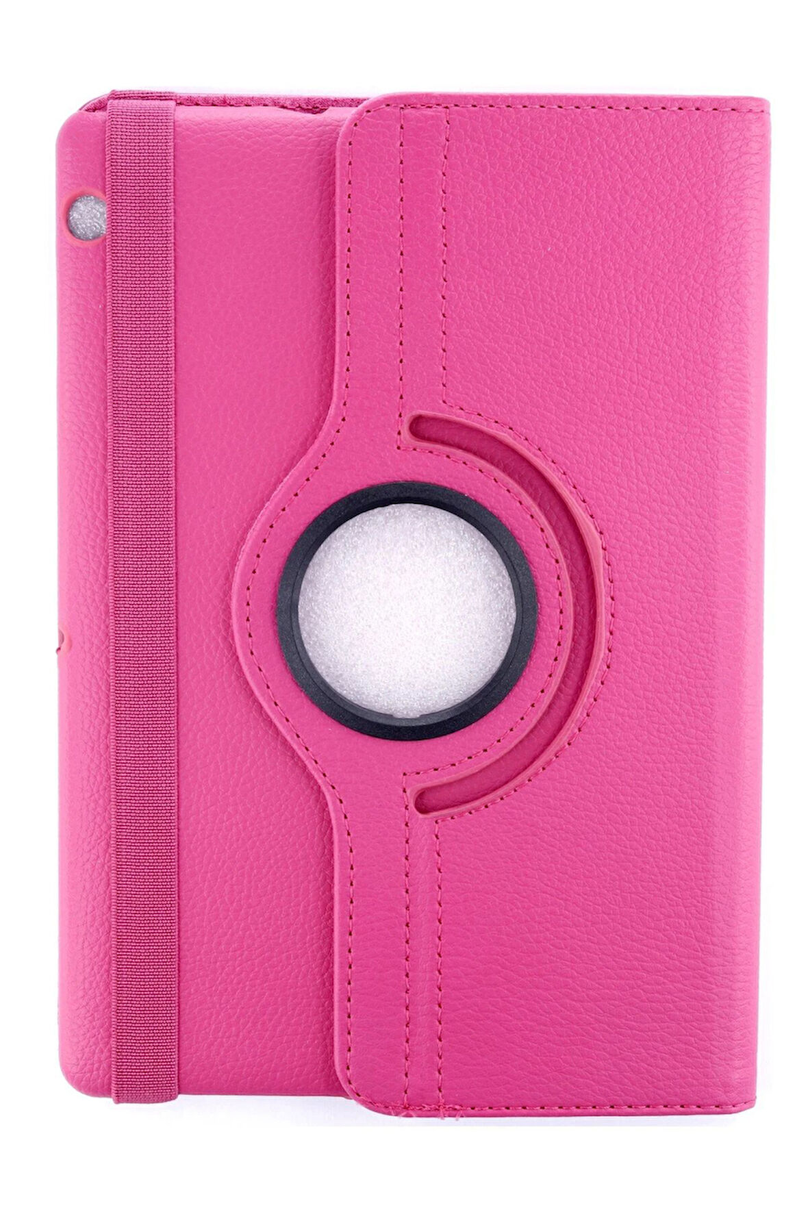 Huawei MediaPad T3 10 / 9.6 Kılıf 360 Tablet Deri Kılıf - Pembe-(5796)