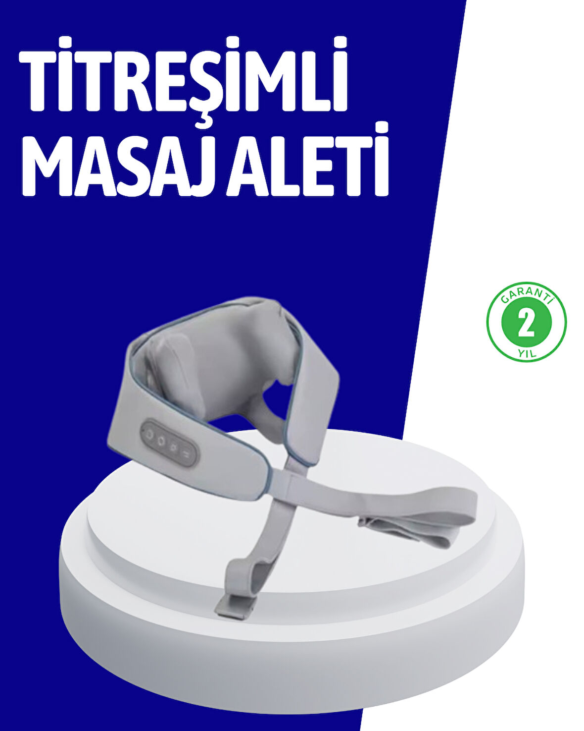 PU Deri Taşınabilir Masaj Aleti | Çok Bölgeli Kullanım