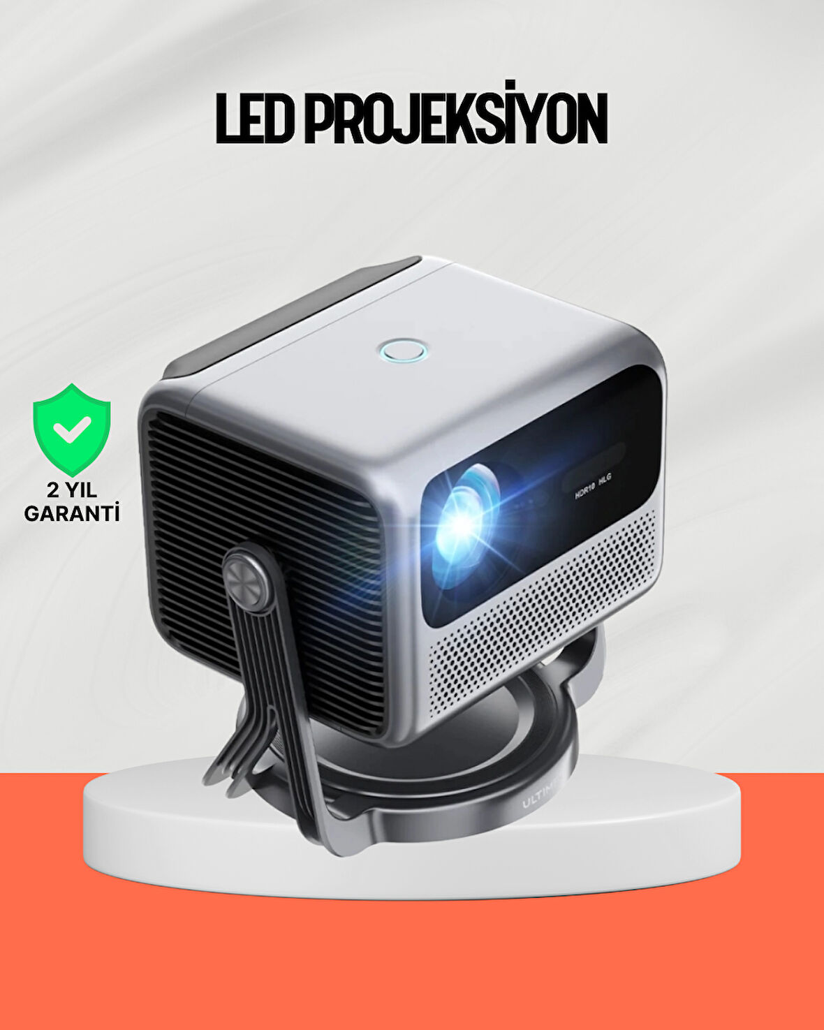 Smart Projector Android TV Yüksek Parlaklık Ev Sineması