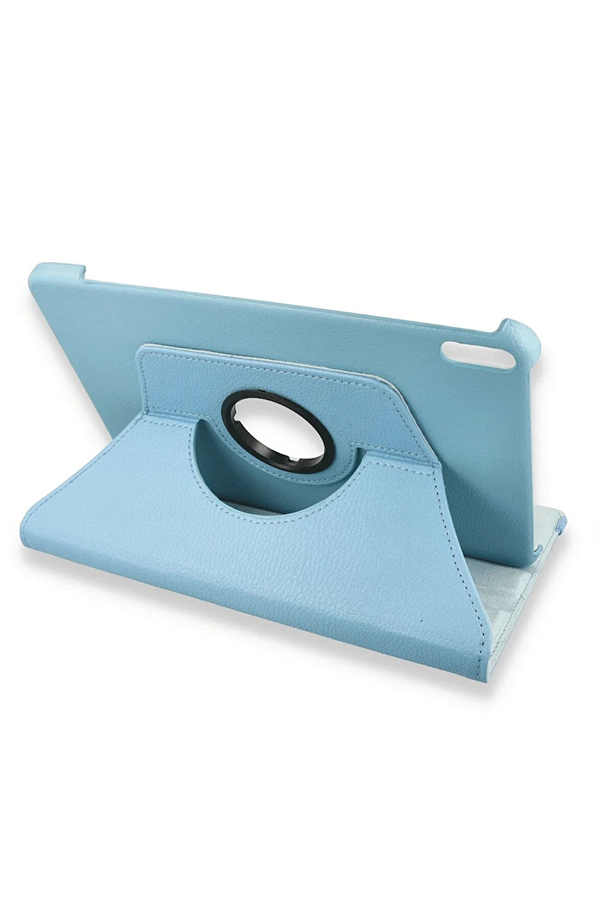Huawei Honor Pad X8A Kılıf 360 Tablet Deri Kılıf - Turkuaz-(5796)