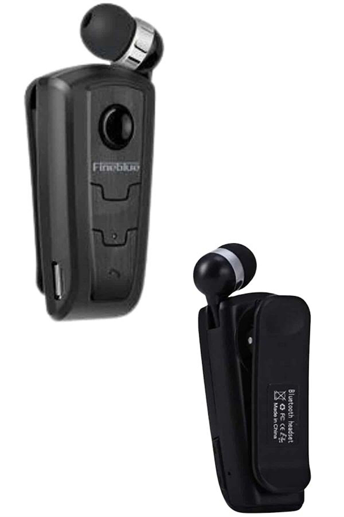 Mikrofonlu Makaralı Bluetooth Kulakiçi Kulaklık Android ve İOS Uyumlu