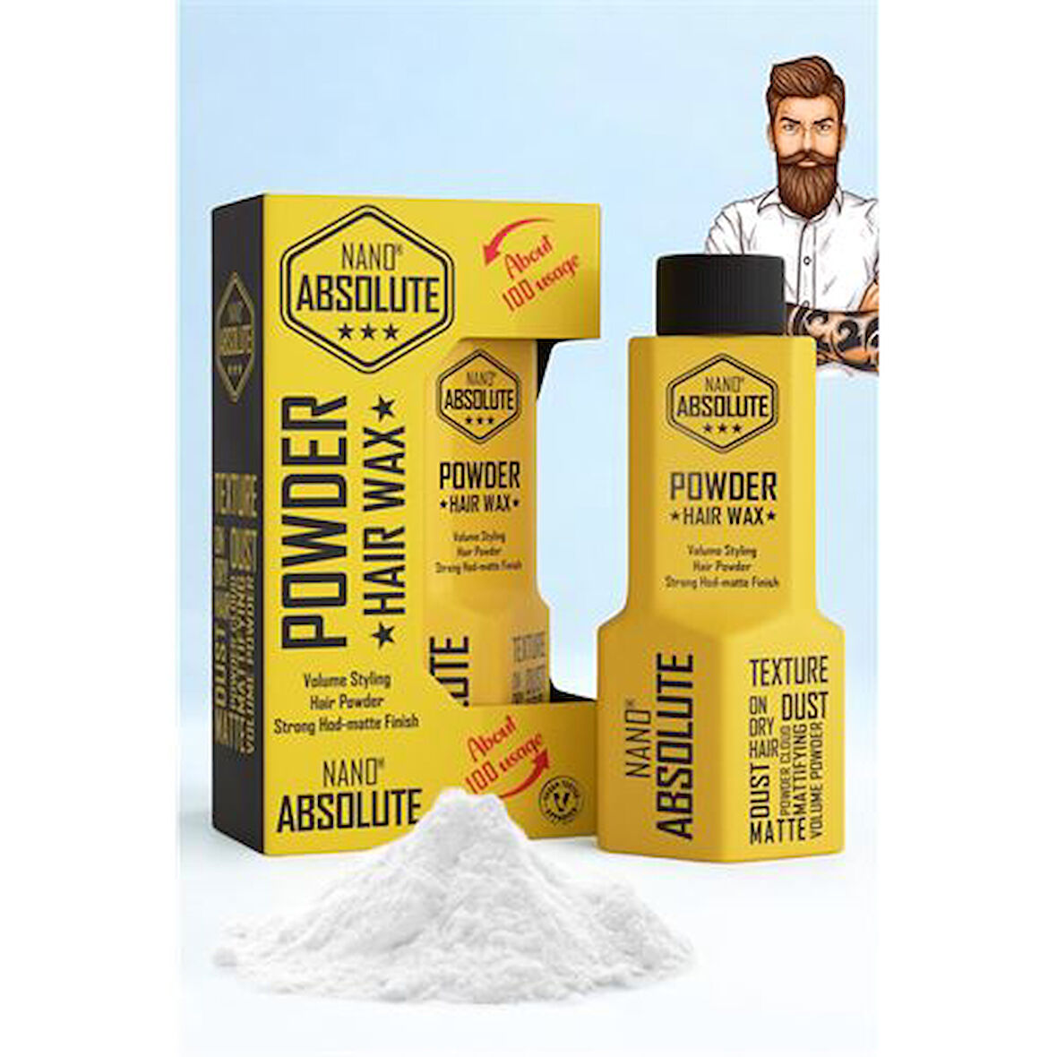 HSNET Nano Pudra Wax Absolute Professional Saç Şekillendirici