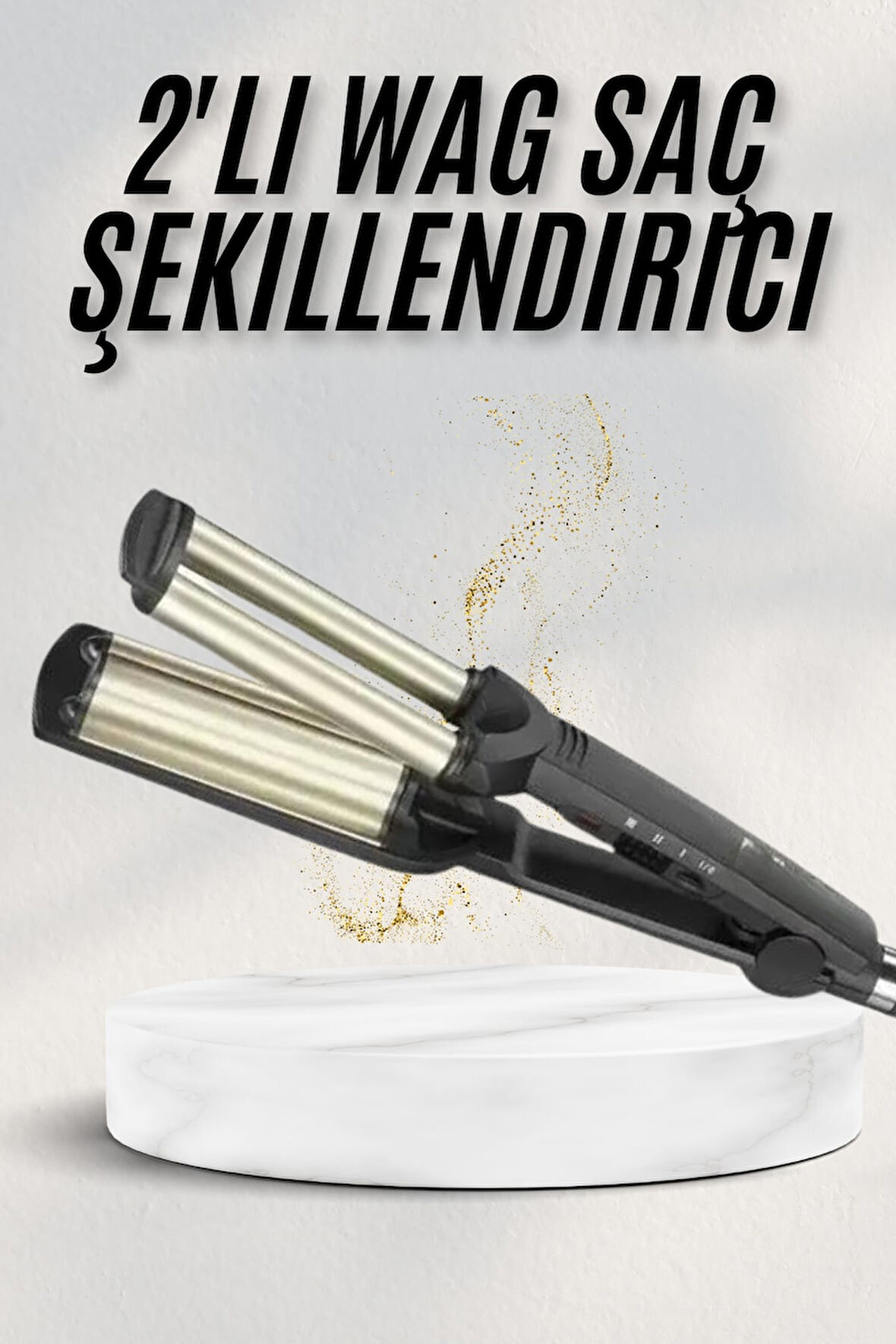 Saç Şekillendirici Wag Maşa Su Dalga Maşası Tüm Saç Tiplerine Uygun