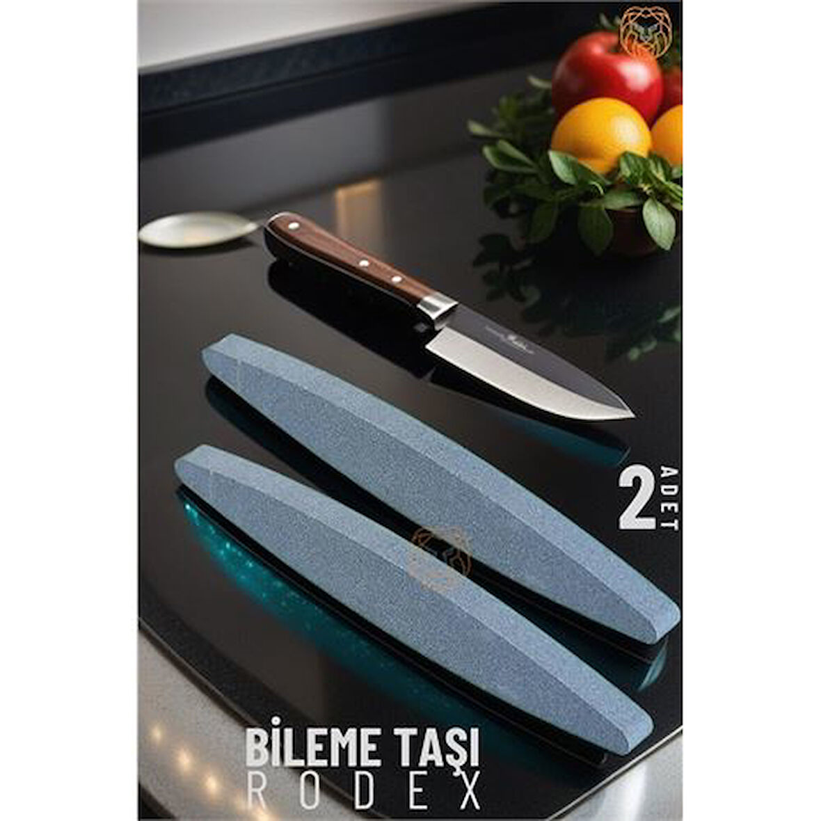 HSNET Bıçak Bileme Taşı 2 ADET Rodex Design