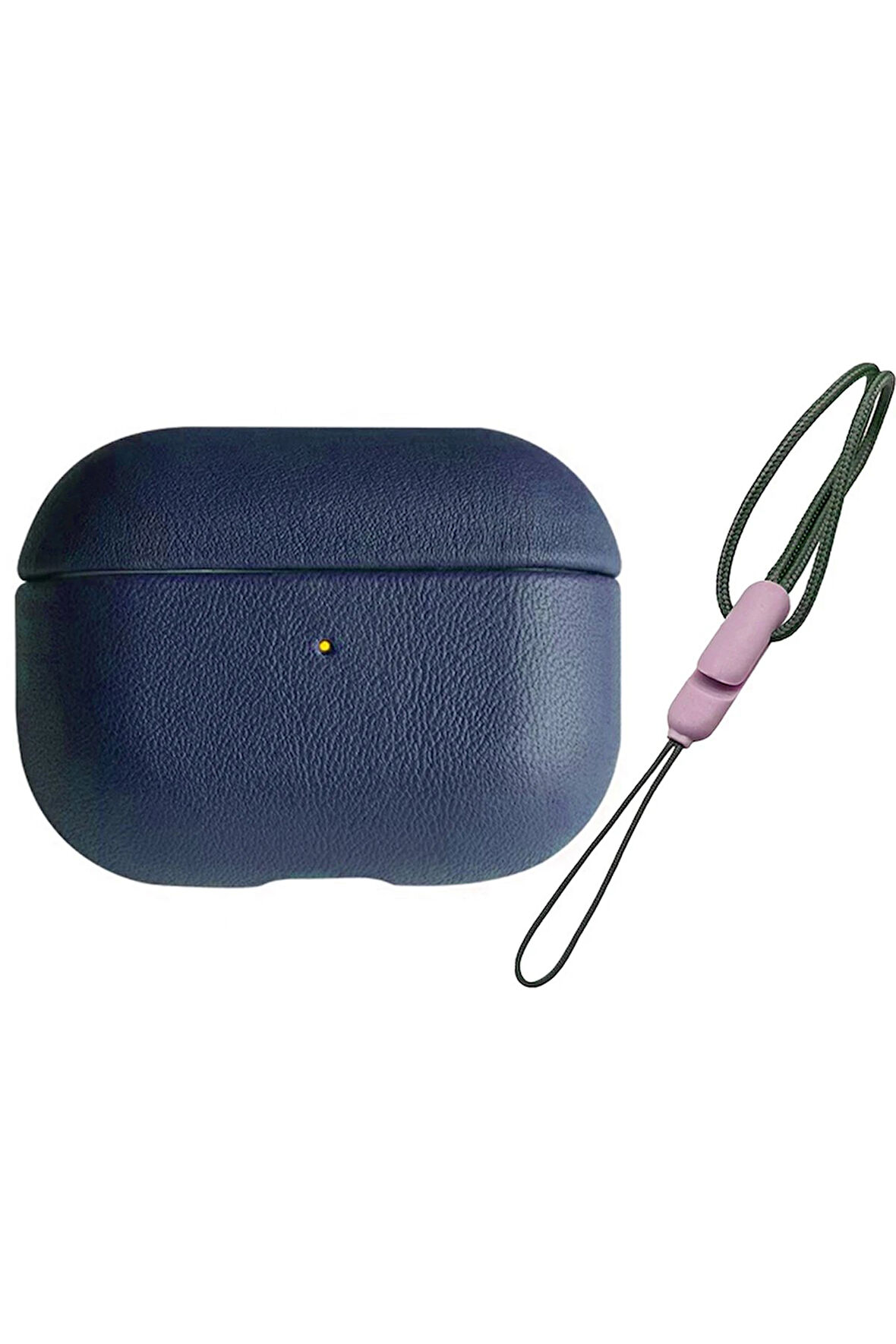 Airpods 3 (3.nesil) 405 Deri Kılıf - Lacivert-(5796)