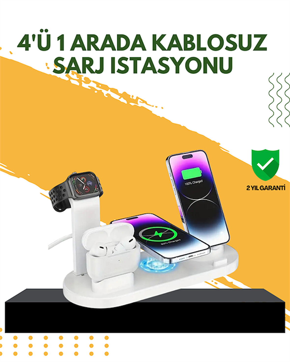 Şık ve Fonksiyonel Tasarım – Evde Ofiste veya Seyahatte Kusursuz Şarj Deneyimi