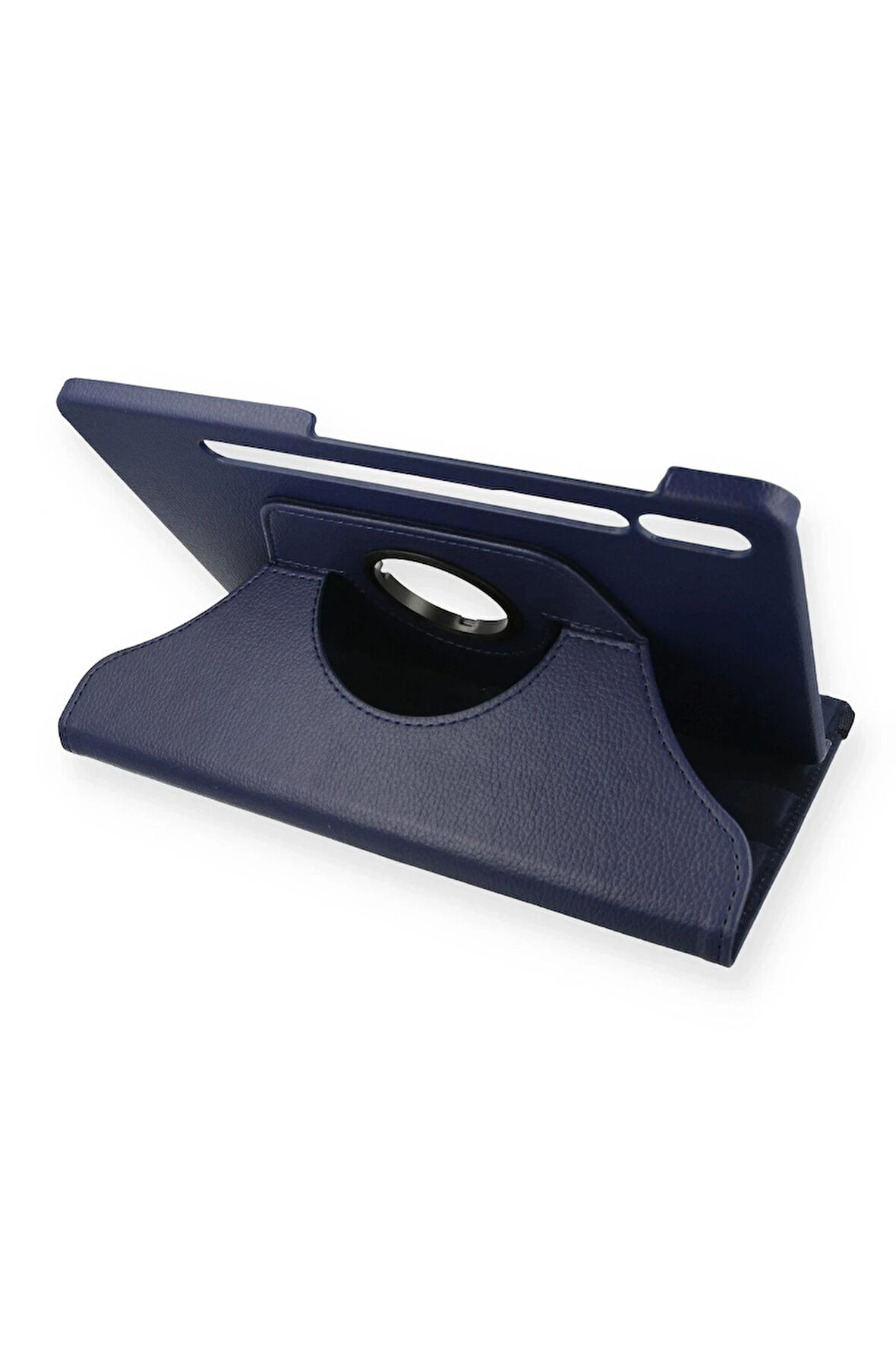 Samsung Galaxy T860 Tab S6 10.5 Kılıf 360 Tablet Deri Kılıf - Lacivert-(5796)