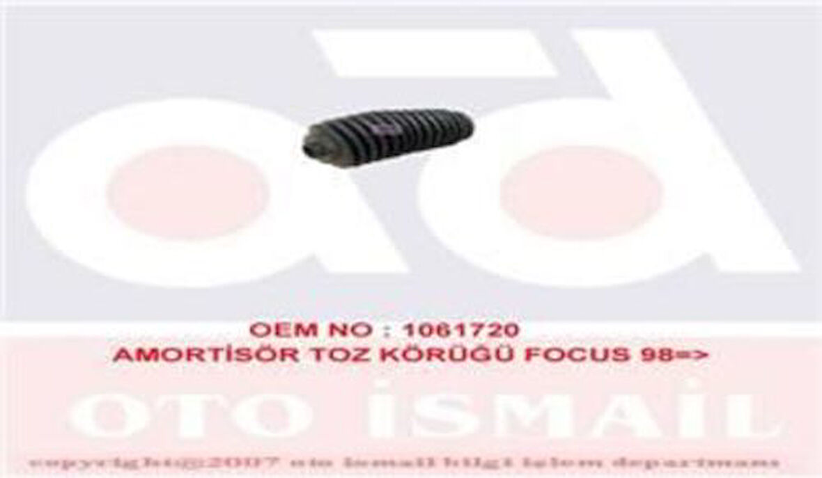 MKS 1507 Ön Amortisör Toz Körüğü Focus 98-03 98AG3K036AB