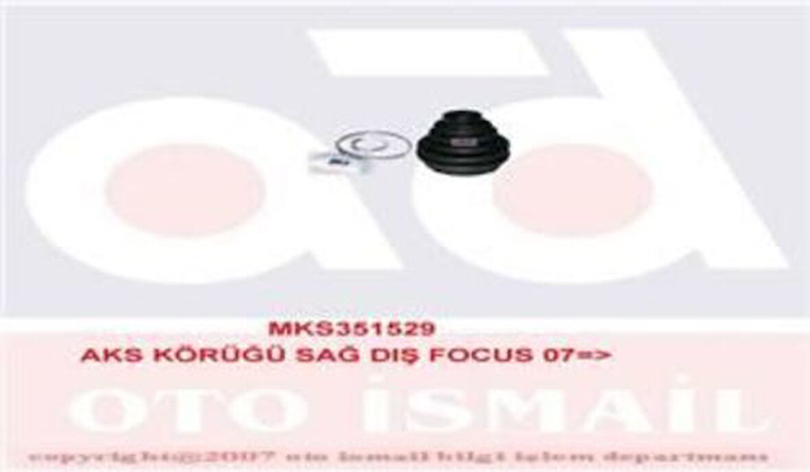 MKS 1529 Aks Körüğü Sağ Diş Focus II C-Max 03-07 Focus II 04-12 C-Max 07- 7M514C062AA