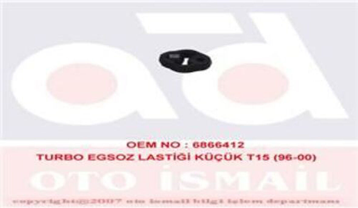 MKS 420 Egsoz Askı Lastiği Transit Turbo T12 T15 92-00 Küçük Olan (2 Bağlantı) 95VB5A262CA