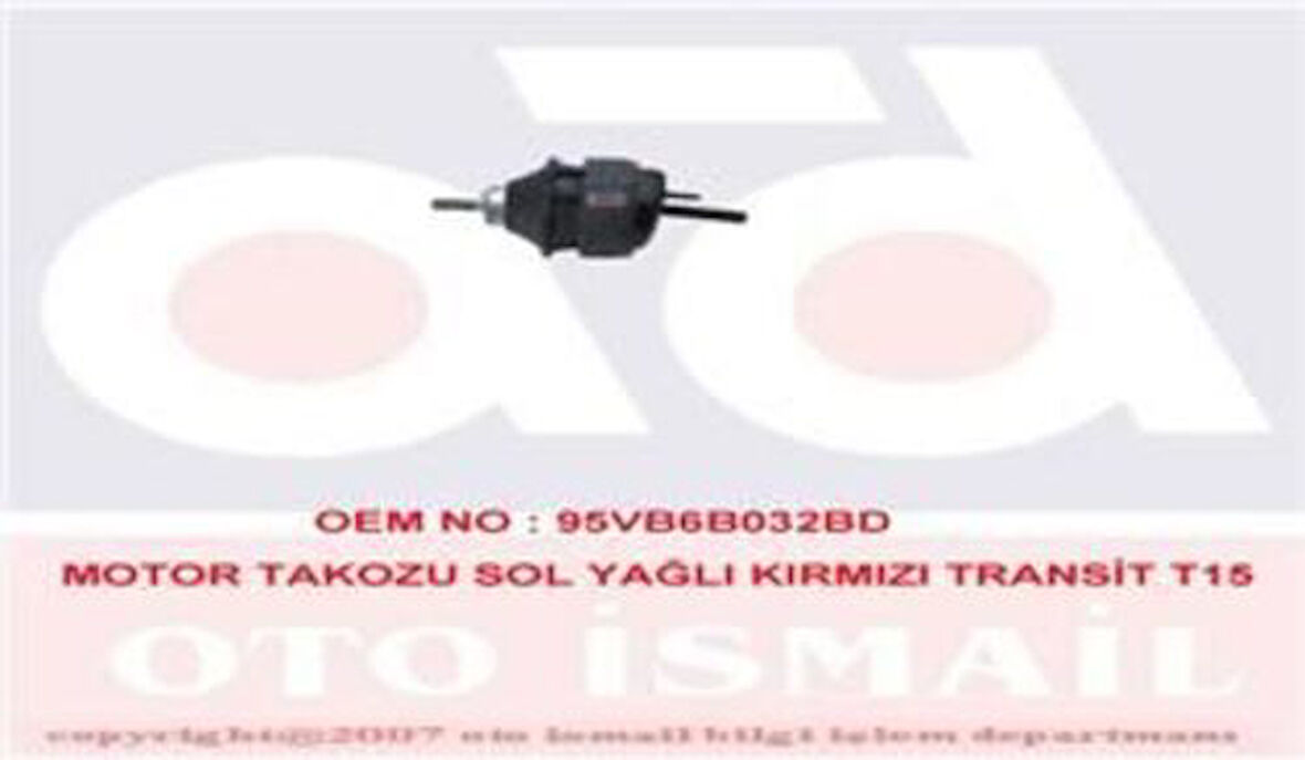 MKS 432 Motor Takozu Sol Kırmızı Yeşil Transit T15 2.5 Turbo 94-01 95VB6B032BD