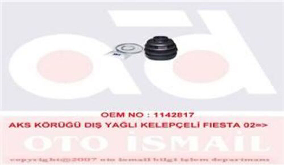 MKS 718 Aks Körüğü Diş (Yağlı Kelepçelı) Fiesta 01-05 Fusion 05-12 1.6 Zetec 16V 2S614A084DA