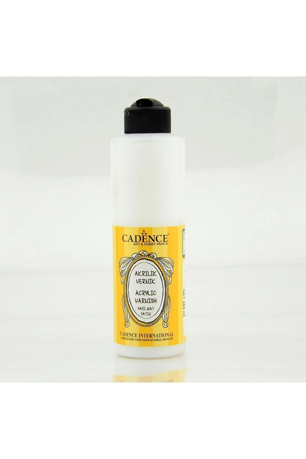 Subazlı Vernik Yarımat 250ml - Turuncu
