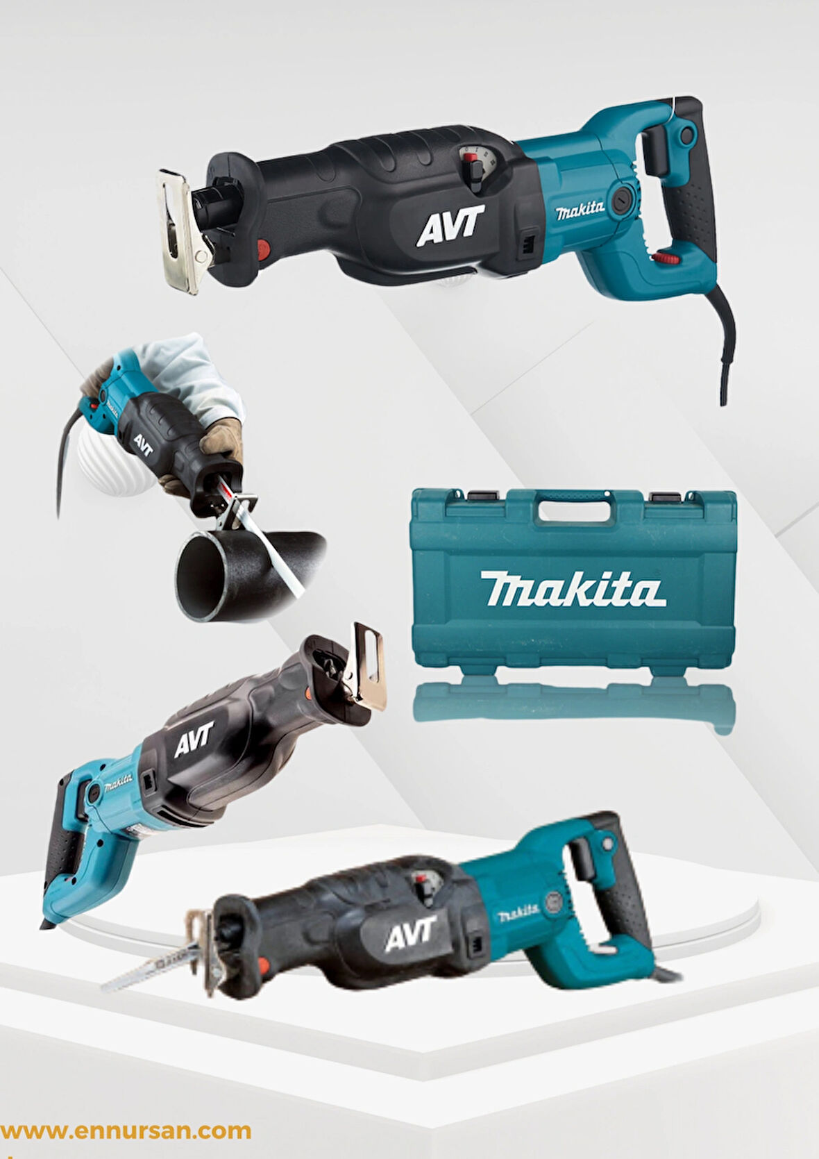 Makita JR3070CT 1510 W Tilki Kuyruğu AVT'li