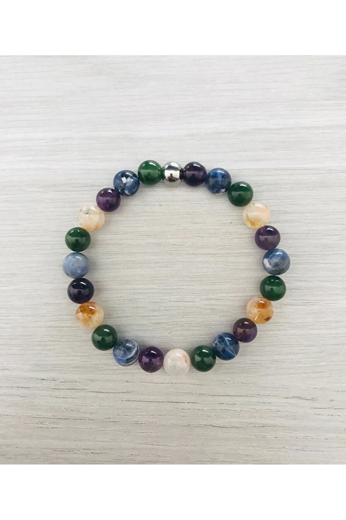 MK TASARIM GERÇEK; KANTAŞI, SODALİT TAŞI, AMETİST, SİTRİN TAŞI MKT066