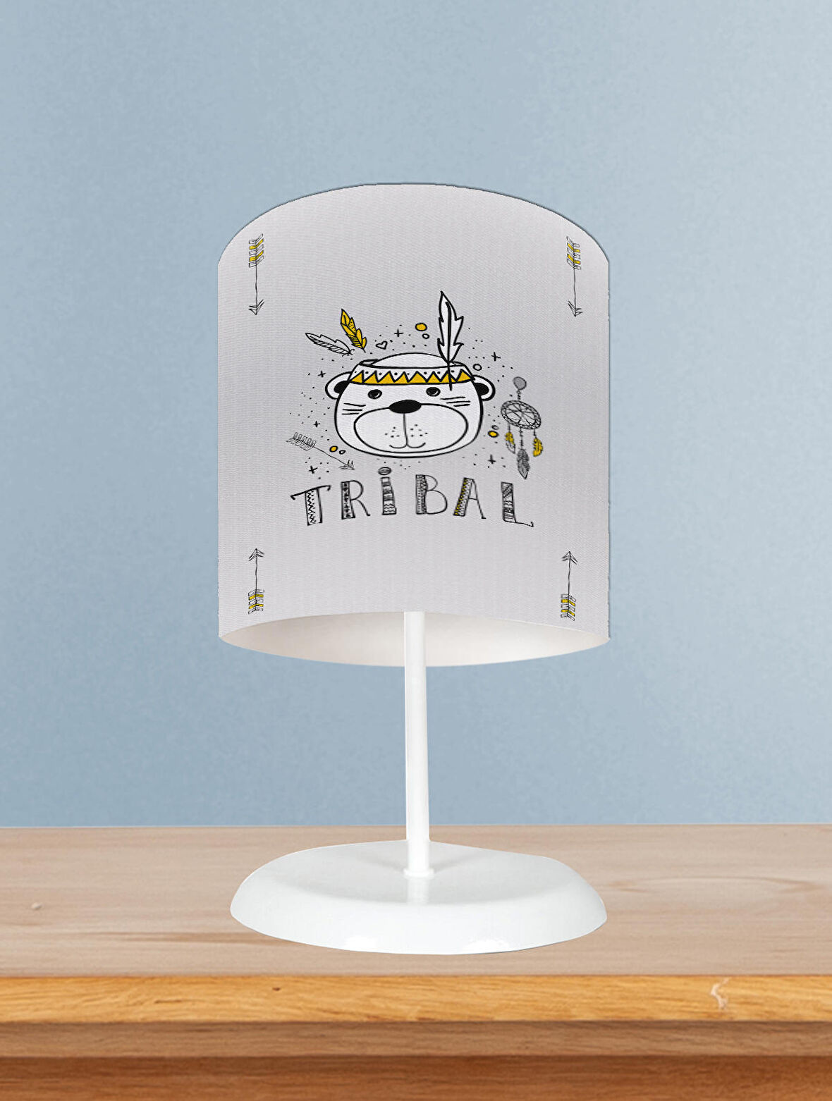 MEKTA HOME BEBEK VE ÇOCUK ODASI Tribal Desenli Abajur