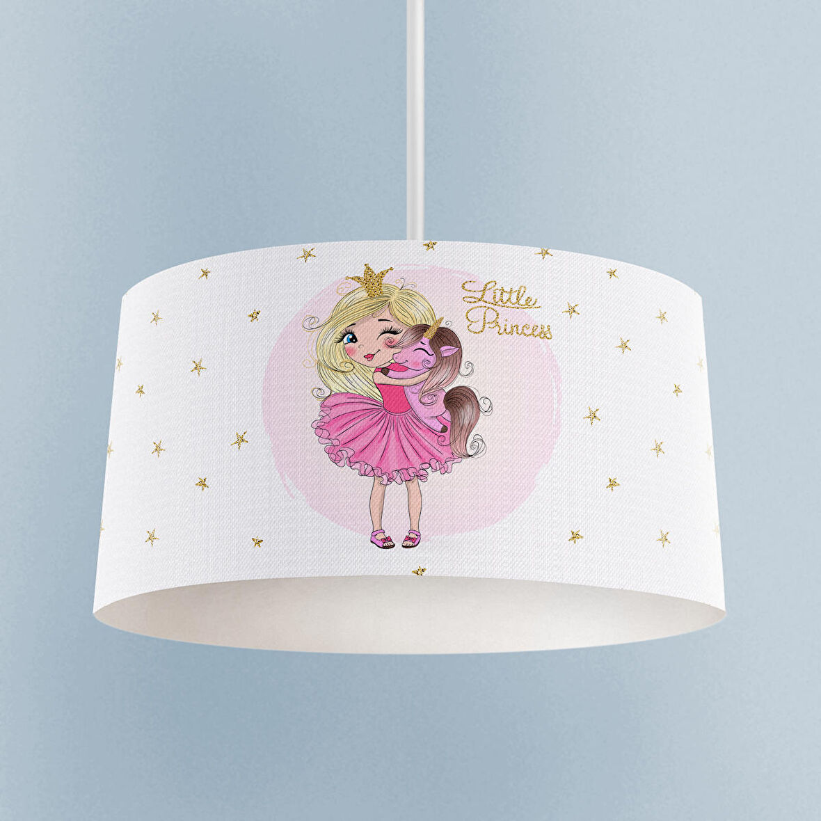 MEKTA HOME BEBEK VE ÇOCUK ODASI Little Princess Desenli Avize