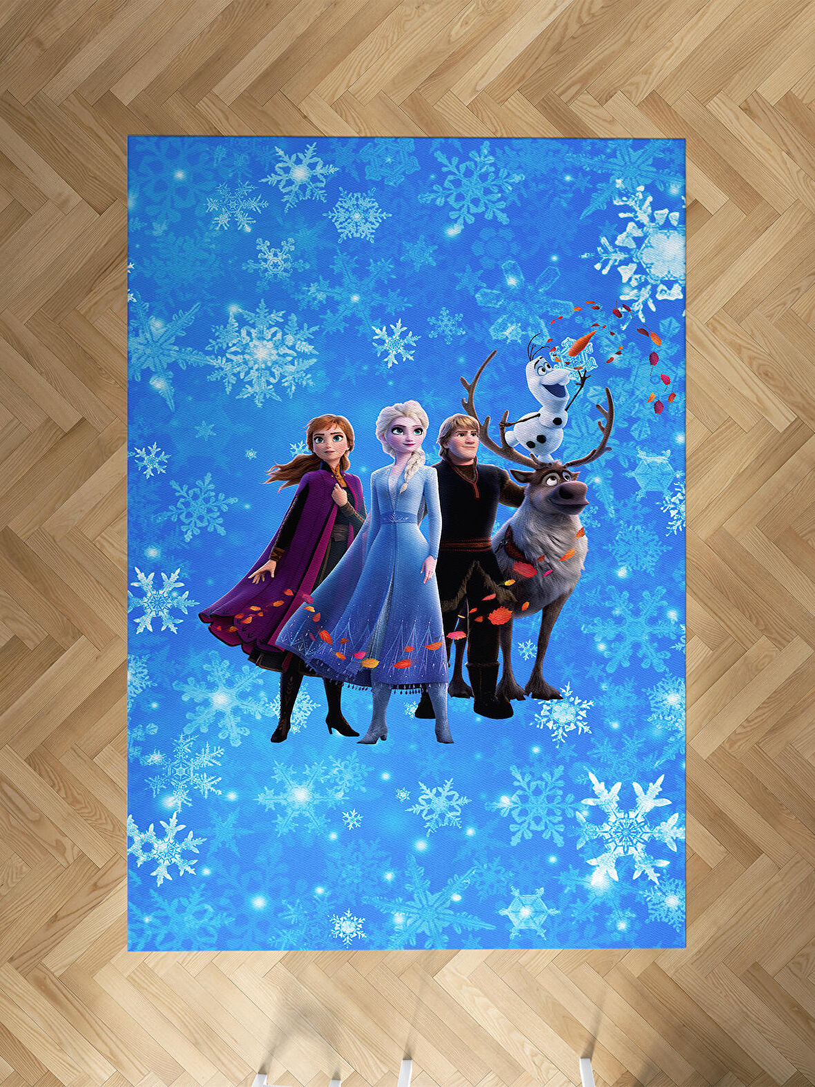 MEKTA HOME BEBEK VE ÇOCUK ODASI Karlar Ülkesi Desenli Halı