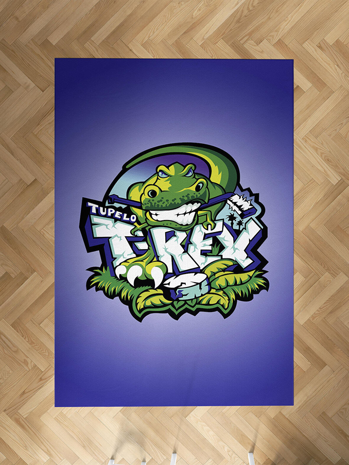 MEKTA HOME BEBEK VE ÇOCUK ODASI T-Rex Desenli Halı