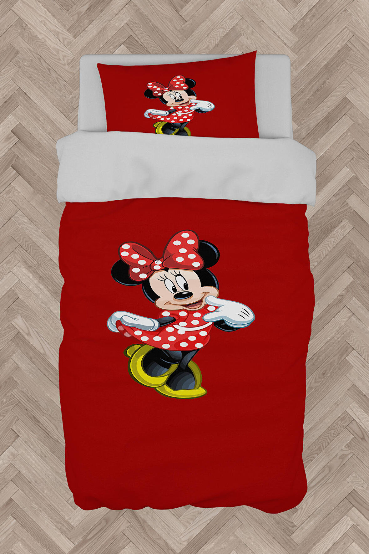MEKTA HOME BEBEK VE ÇOCUK ODASI Mickey Mause Desenli Nevresim Takımı