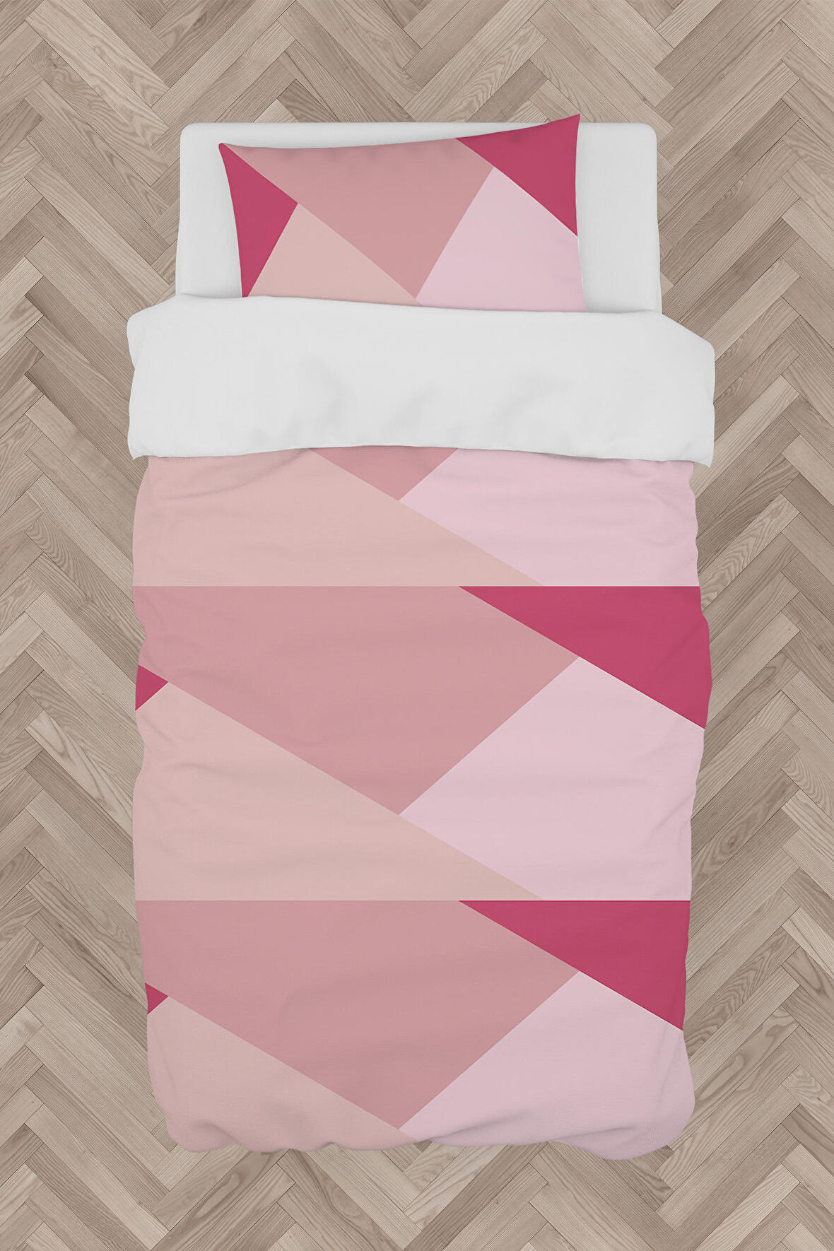 MEKTA HOME BEBEK VE ÇOCUK ODASI Geometrik Desenli Nevresim Takımı