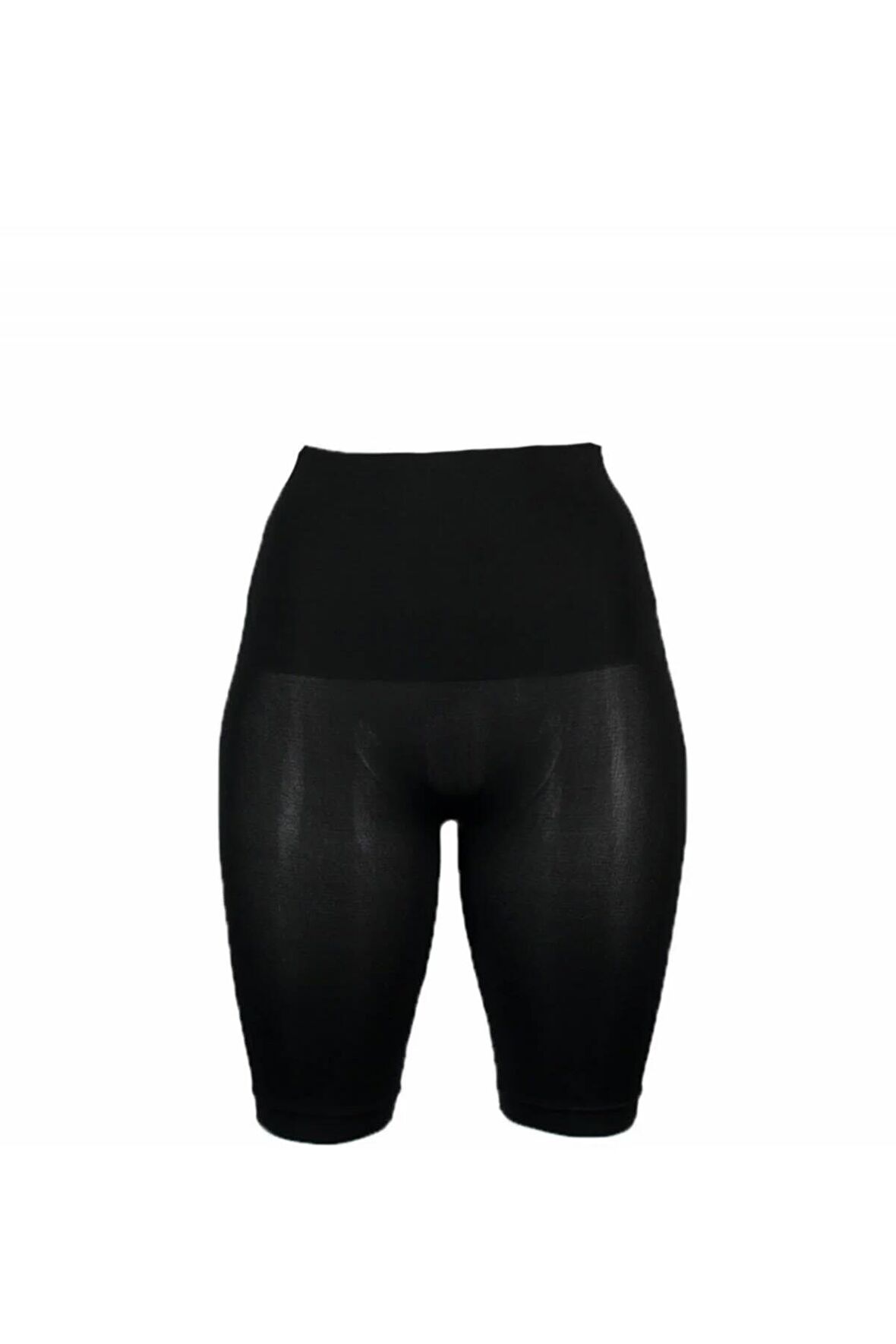 Kadın Uzun Göbek Toparlayıcı Paçalı Korse Siyah 2460