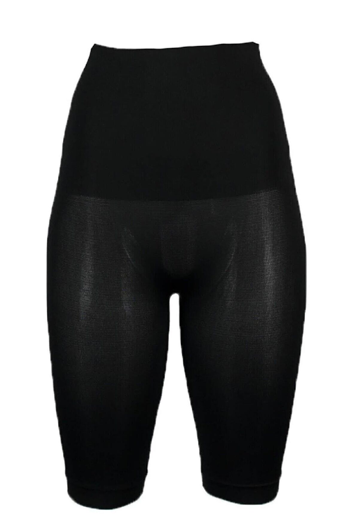 Kadın Siyah Uzun Göbek Toparlayıcı Paçalı Korse 2460