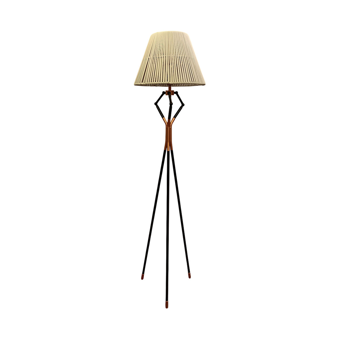 Seren Siyah Bronz Tripod Lambader
