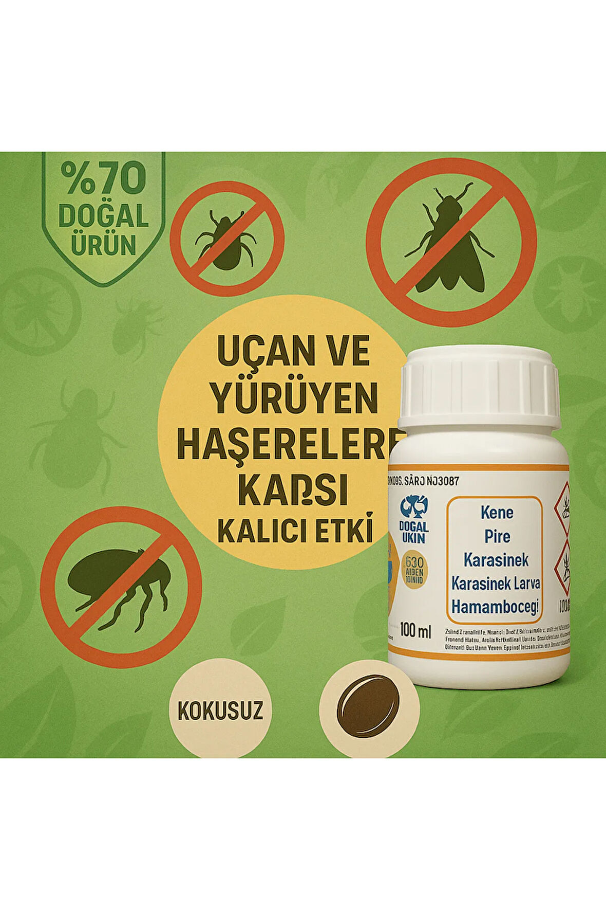 Natmix Dp 50 ml/ Kene- Pire- Karasinek- Karasinek Larva- Hamamböceği-Koku Böceği