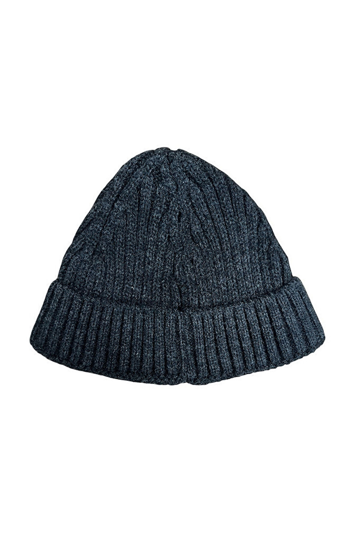 Unisex Triko Kısa Koyu Gri Renkli Takke Bere