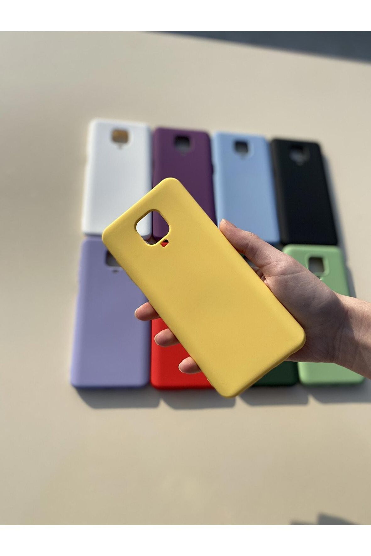 Xiaomi Redmi Note 9 Pro / 9s Kamera Korumalı Silikon Lansman Kılıf