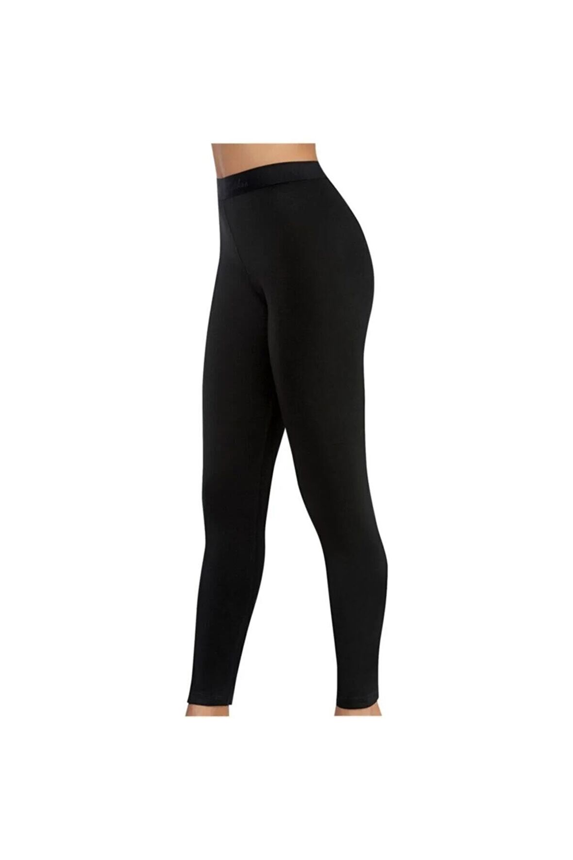 Kadın Siyah Termal Tayt