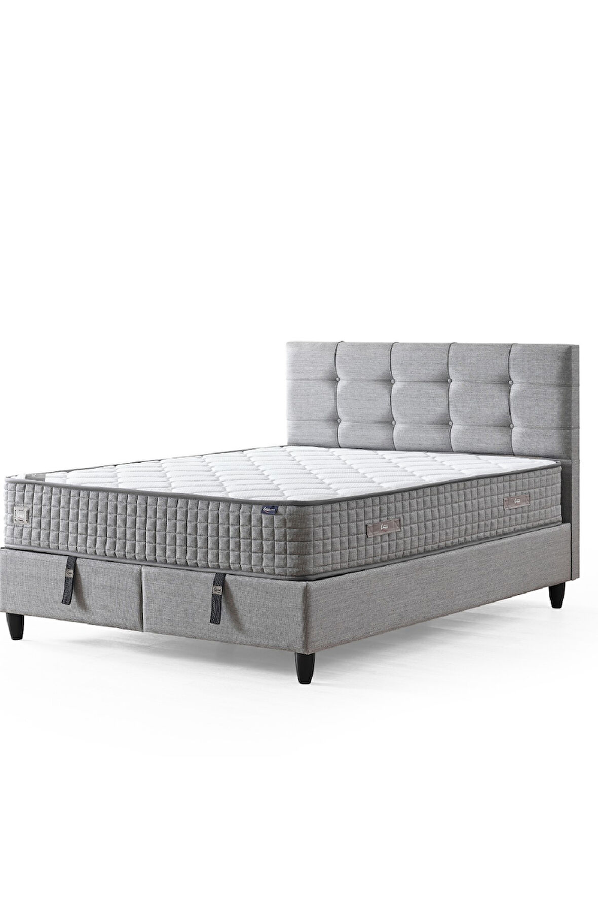 Mimoza Modeli Çift Kişilik Paket Yaylı Yatak Full Ortopedik ve Antibakteriyel Özellikli